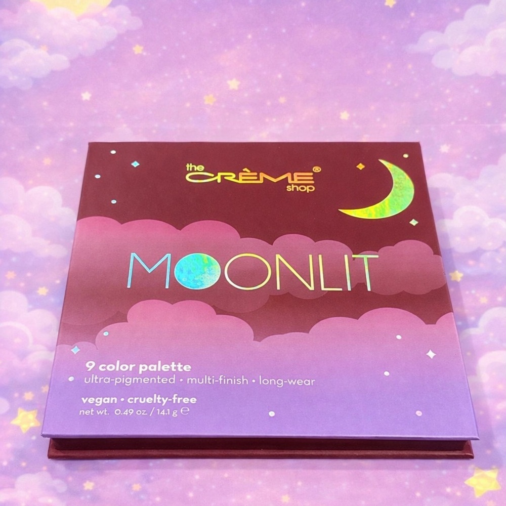 The Crème Shop Moonlit 9-Color Eyeshadow Palette | Vegan Ultra-Pigmented